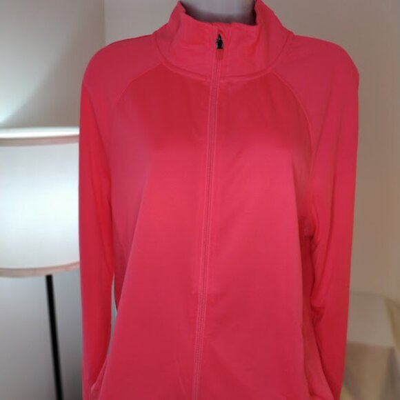 Danskin Now XL Pink Dri More Yoga/Running Jacket with Thumbholes - Picture 1 of 14